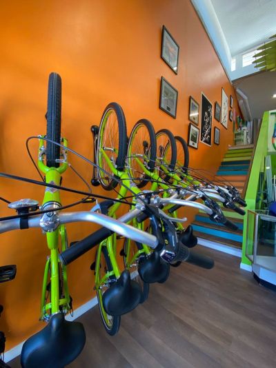 Rental bikes available at the Trailside HQ