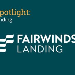 Elizabeth River Trail Foundation Donor Spotlight Graphic Featuring Fairwinds Landing Logo